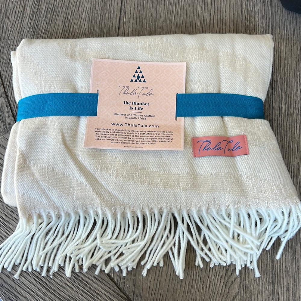 Throw blanket made in Africa
